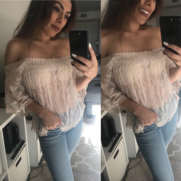 Abercrombie & Fitch Tops - Lace See through top Abercrombie & Fitch Tops - Lace See through top